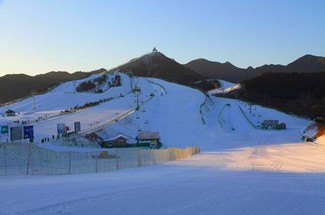 去北京南山滑雪直通巴士、五道口站几点发车、在哪里结合地图