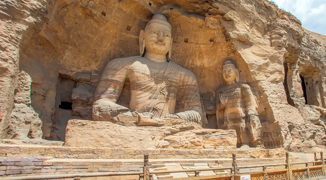 【初见山西·寻迹大同2日】超值特价|世界文化遗产云冈石窟+闲游大同古城+探世界奇观悬空寺观+登北岳恒山