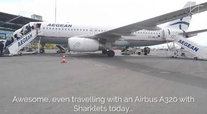 【Youtube】[飞行体验]奥林匹克航空 OA109 塞萨洛尼基 → 雅典 2017.6