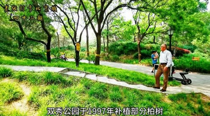 今日和美德老张游览北三环马甸桥西--双秀公园,小巧而精致。