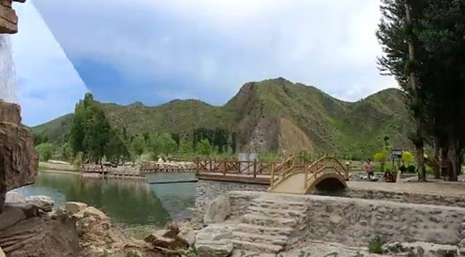 白河湾漂流 汤河漂流 白河峡谷漂流美景