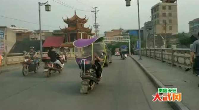 武冈水南桥玉带桥车辆限高禁止通行