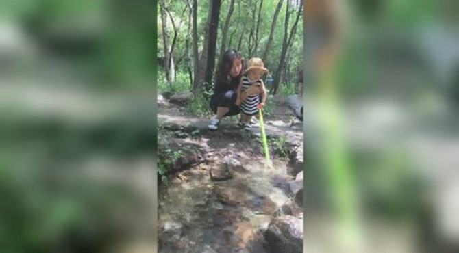 来玉渡山游玩