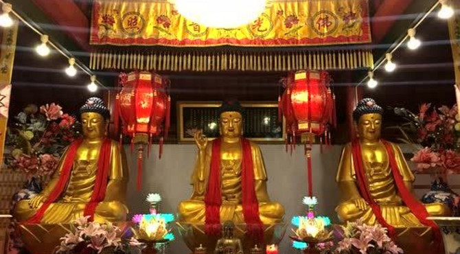 普济寺晚课~