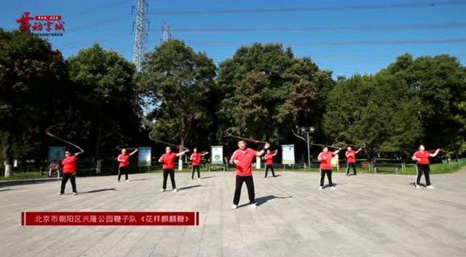 北京市朝阳区兴隆公园鞭子队《花样麒麟鞭》