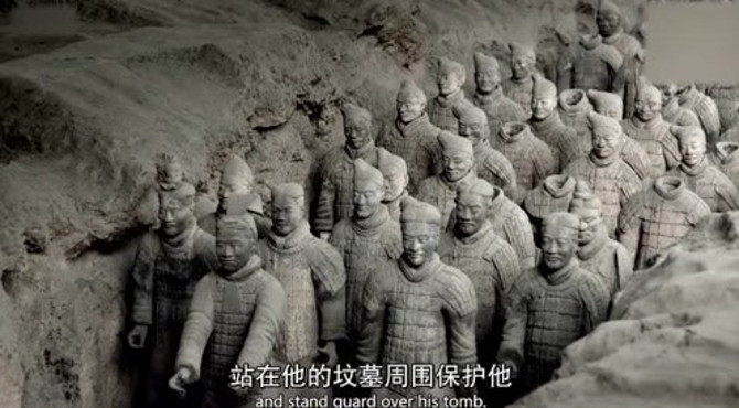 中国雕像文明，兵马俑形成的奇观，最大规模的雕塑群像