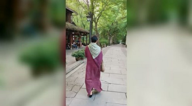 杭州灵隐天竺路的美景