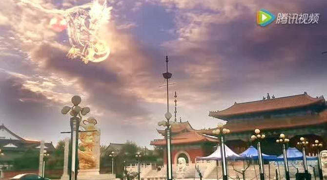 大悲寺上空惊现神龙观音