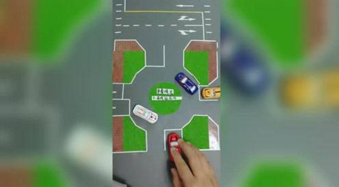 交通知识：环岛路口如何行使