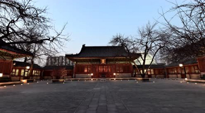 智化寺（北京文博交流馆）延时摄影1