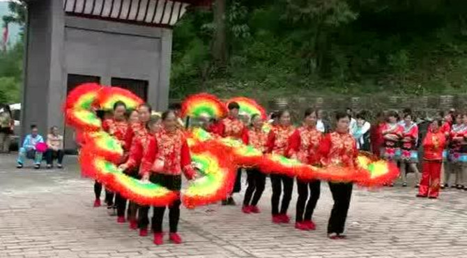 中国梵净山天庆寺側门落成庆典活动