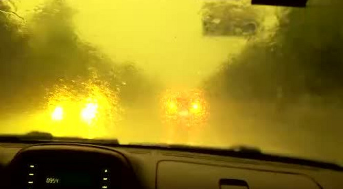 天气实况目前房山地区雨势较大 琉璃河地区的降雨非常明显