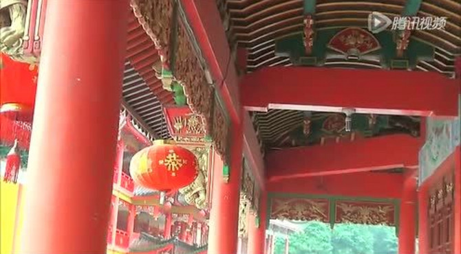 烟雨秀峰寺