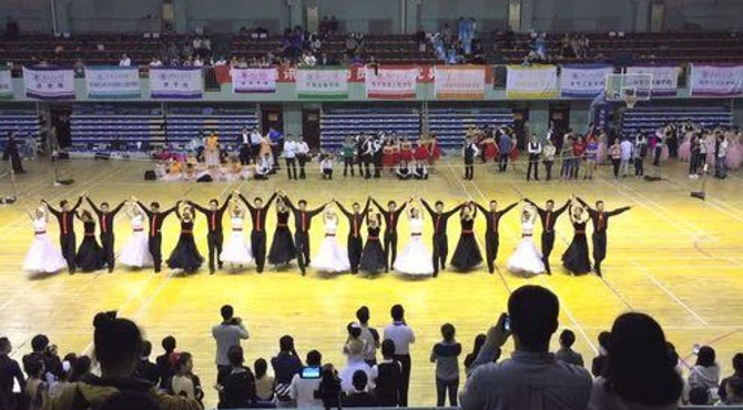 电信学院集体舞 战争与和平 第八届北京交通大学体育舞蹈院际杯