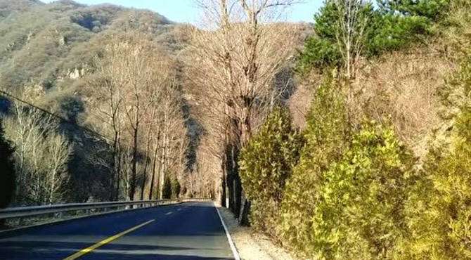 2017.12.31  骑行怀柔~神堂峪~腊扦山~崎峰山