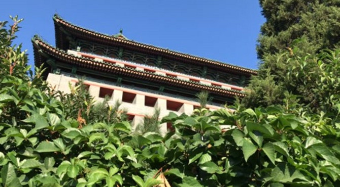 北京明城墙东南角楼
