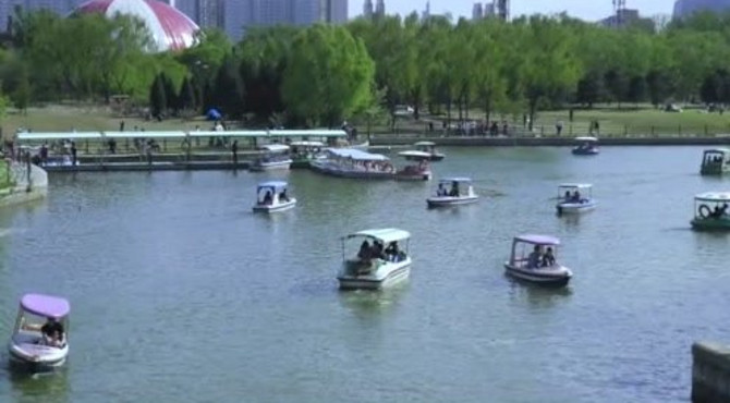 北京市四环以内最大的城市公园,北京朝阳公园