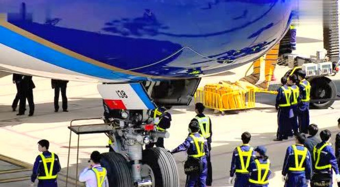 南航A380到长水机场