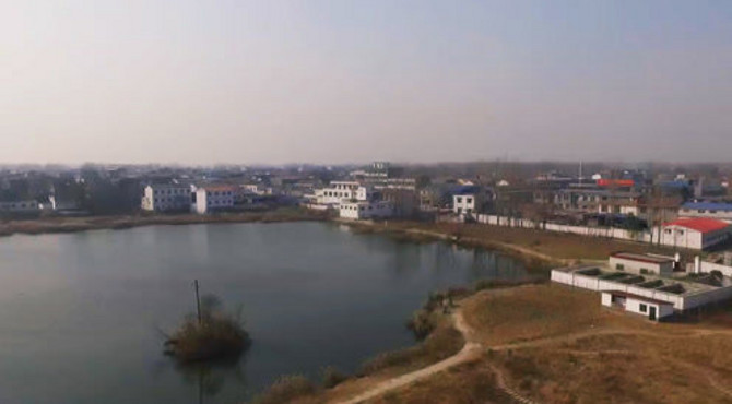 航拍兰考：红庙镇黑龙潭风景区的大美风光惊鸿一瞥