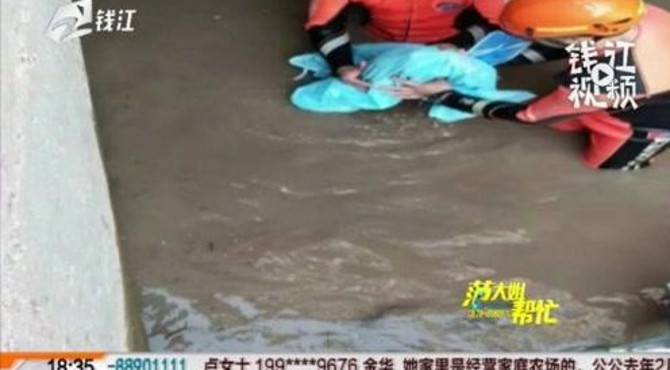 浙江一女子车祸手臂断离 救援队紧急寻回