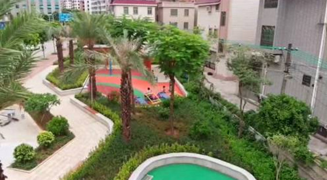 又一休闲健身好去处！梅江区溪宫路社区公园建成开放