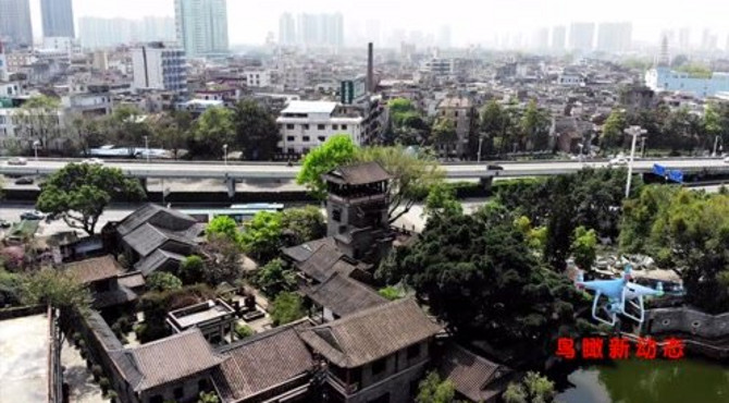 空拍东莞可园，清朝四大名园之一，无人机带你一睹风采