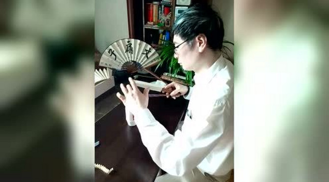 手把手教你如何装扇面