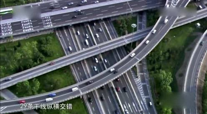 以首都北京为中心，29条放射干线纵横交错，中国“通”基本完成
