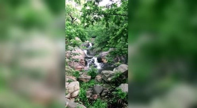 快看我找到了三潭叠瀑