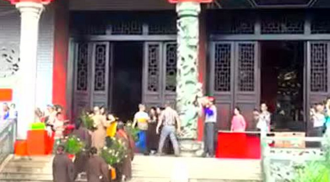 藤县太平宁风寺开寺