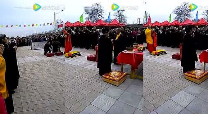 圆通寺开光大典（场面壮观）