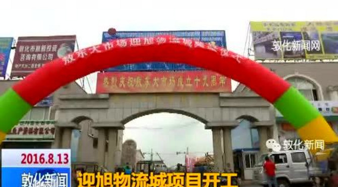 迎旭物流城项目开工