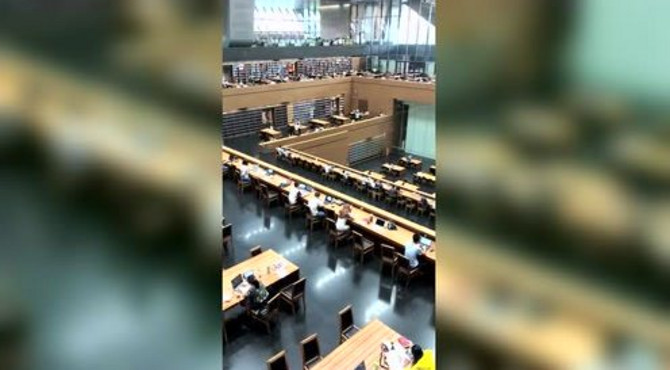 中国国家图书馆，宏伟大气！