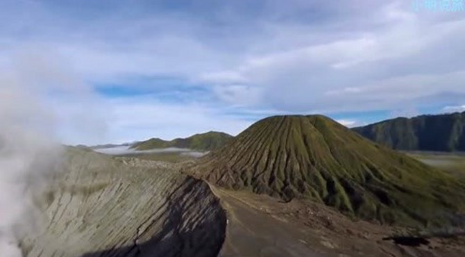 印度尼西亚死火山风景