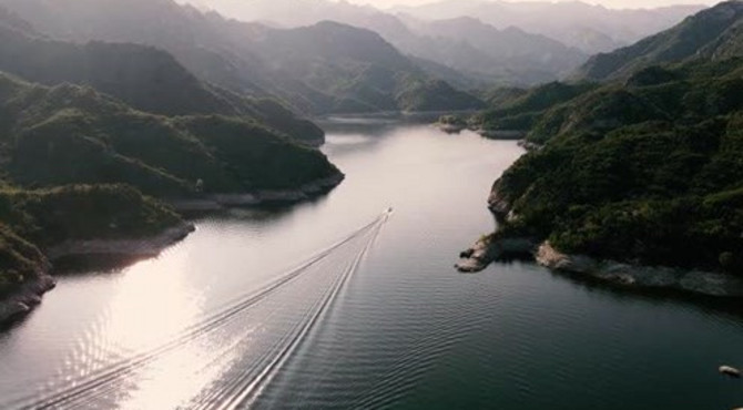 青龙峡航拍风景