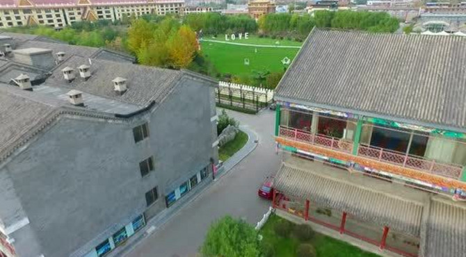 北京大兴区航拍视频