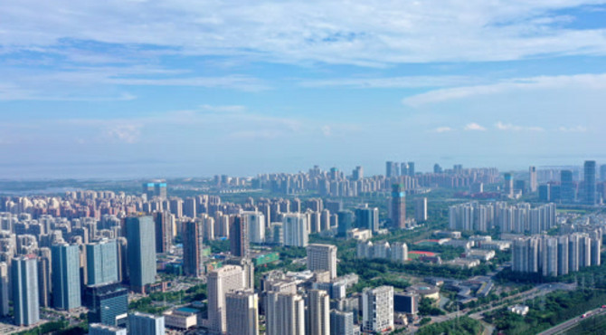 合肥滨湖新区最新航拍，震撼