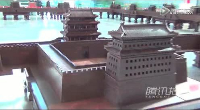 【拍客】紫檀复建古城墙纪念北京建城3060周年