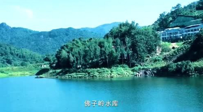 佛子岭水库旖旎的风光