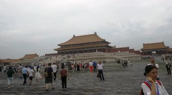 李永革为学员讲解太和殿