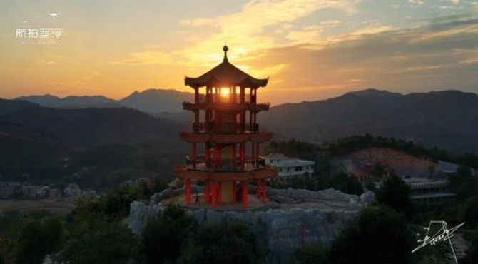 航拍罗浮 - 夕照铜鼓寨
