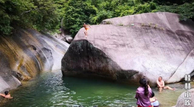 避暑胜地，桂林恭城大山里的清泉