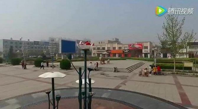 航拍文化广场（含街道）