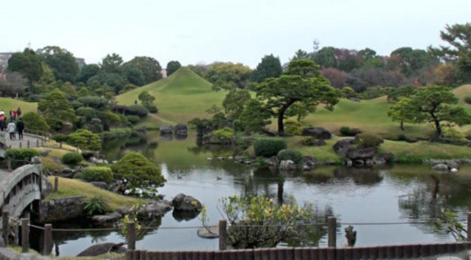 日本熊本 水前寺成趣园 精致的日本园林 美伦美奂的人工山水