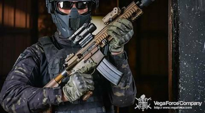 KUI介绍沙色VFC HK416A5突稽步枪