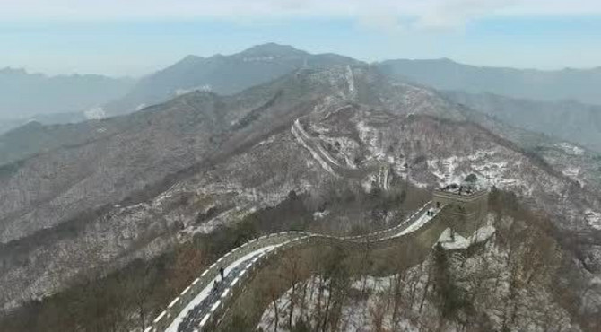 慕田峪长城 雪