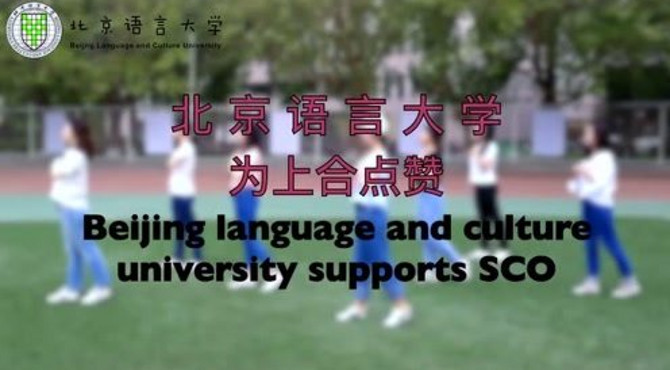 北京语言大学点赞上合