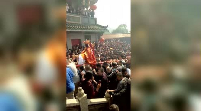 官园初华坊主神三平祖师公神像回祖庙进香