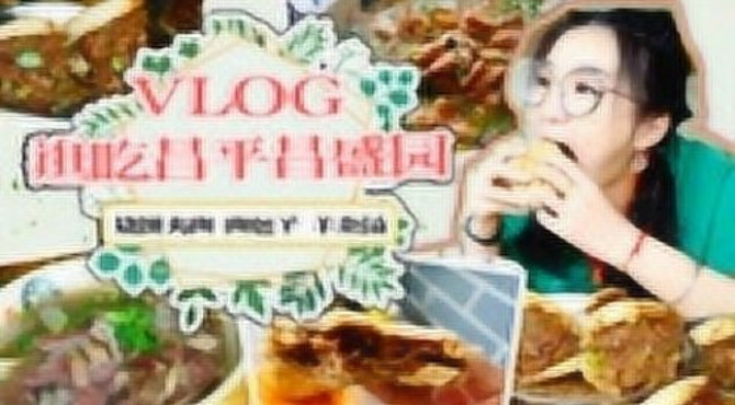 昌平昌盛园逛吃VLOG，一口塞不下的烧饼夹肉，肉包子揪片儿一起吃！