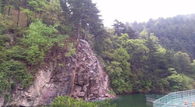 雨中仙境，山西霍州七里峪自然风景区，别样的风情